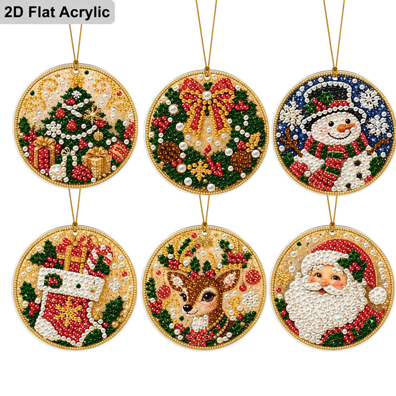 Set di 6 Pezzi di Decorazioni  - Christmas Stocking Hanging recensione e prezzo